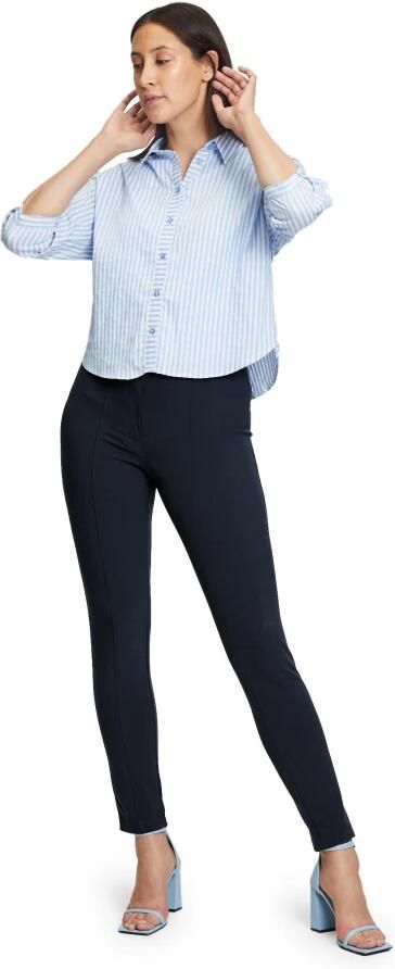 Betty Barclay Stoffen broek met stretch en smalle pasvorm - Foto 3