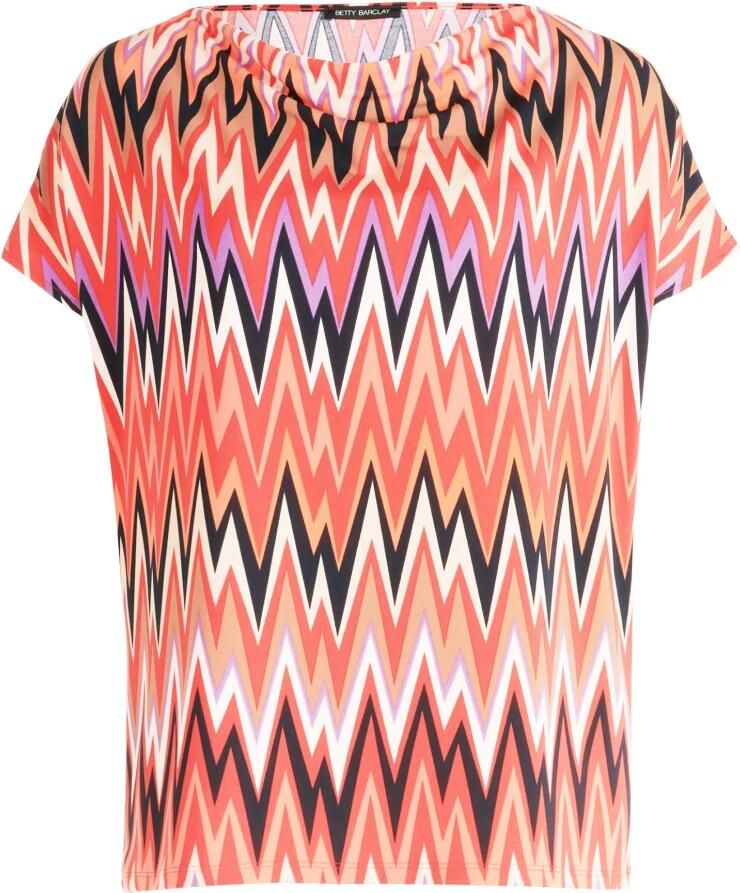 Betty Barclay Watervalprintshirt Zigzag Patroon Multicolor Dames - Foto 5