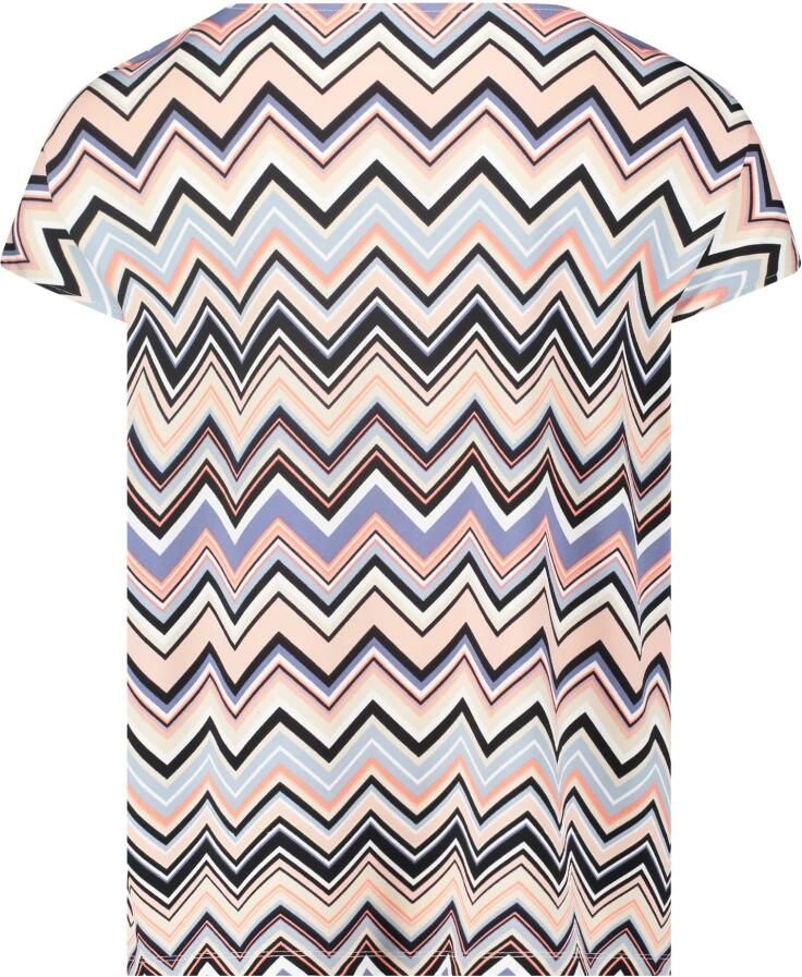 Betty Barclay Zigzag Waterfall Neck Shirt Multicolor Dames - Foto 4