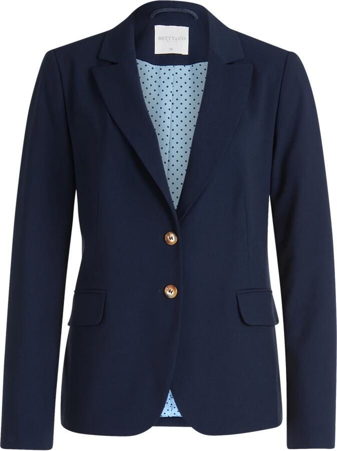 Betty & Co Klassieke Blazer Dames Blue Dames - Foto 7