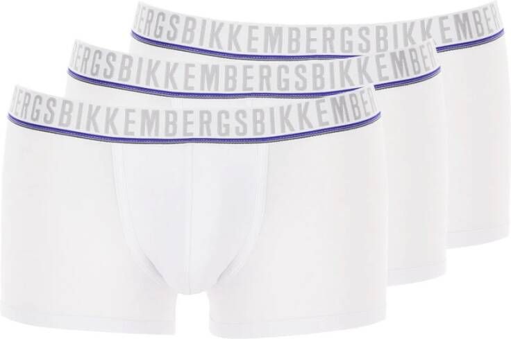 Bikkembergs 3 Pack Boxers shorts Vbkt04286 Wit Heren