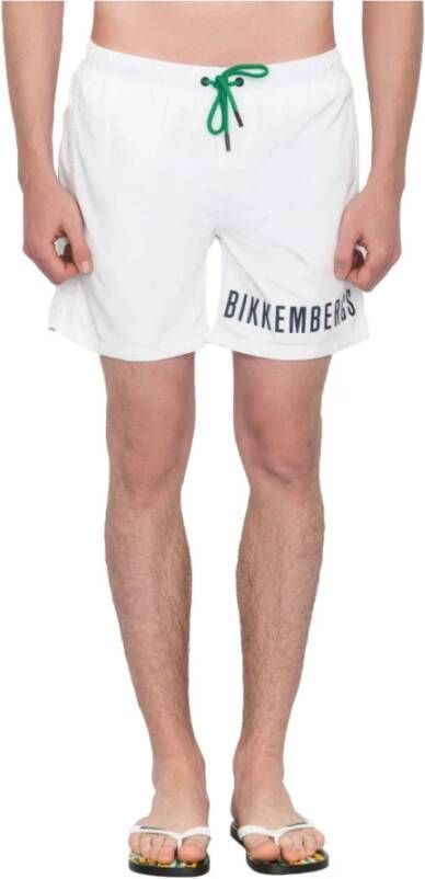 Bikkembergs Beachwear White Heren
