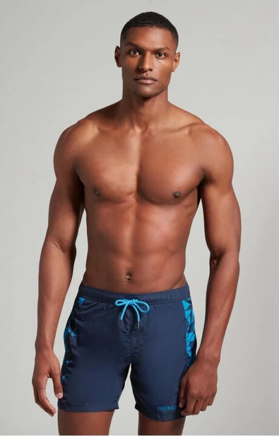 Bikkembergs Zomer Boxershorts Trendy Stijl Blue Heren