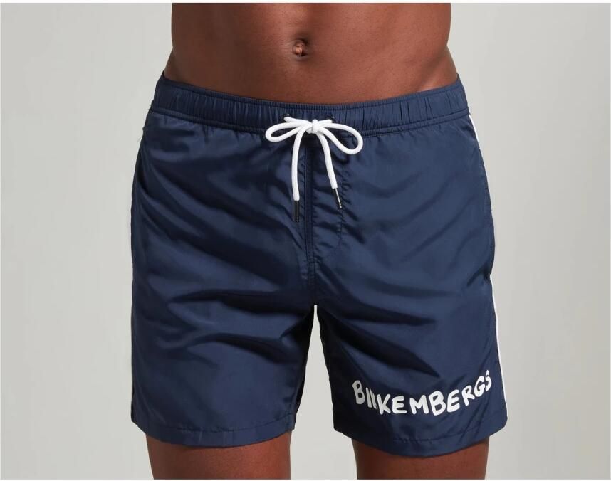 Bikkembergs Heren Trendy Navy Blauwe Zwembroek Blue Heren - Foto 2