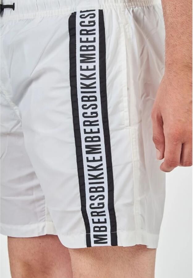 Bikkembergs Heren Boardshorts Stijlvolle Zwemkleding White Heren - Foto 3