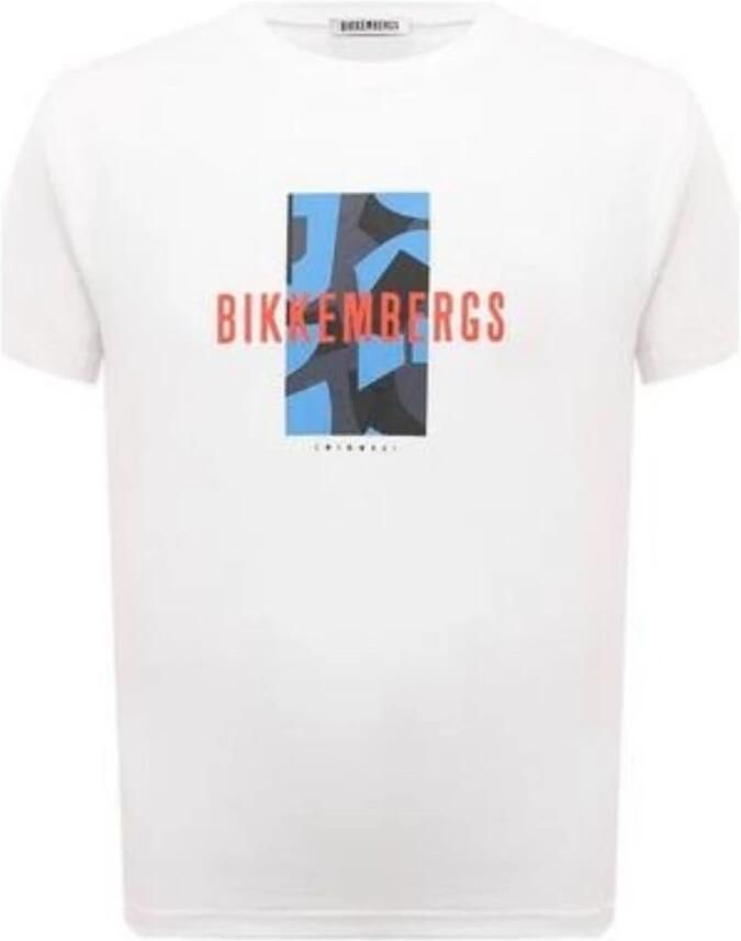 Bikkembergs Stijlvolle T-Shirt Collectie voor Mannen White Heren