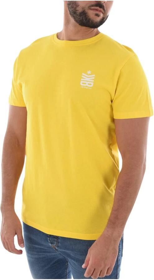 Bikkembergs Stijlvolle T-Shirt Collectie Heren Yellow Heren
