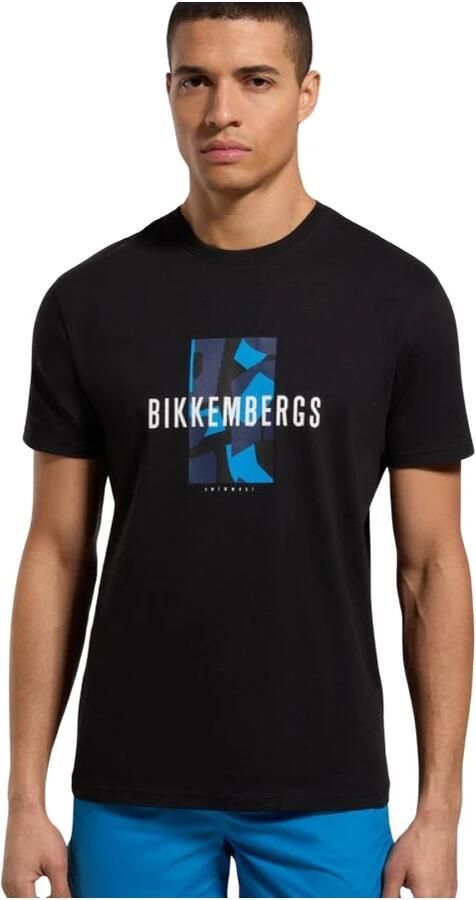 Bikkembergs Heren T-shirt met Opvallend Detail Black Heren - Foto 3