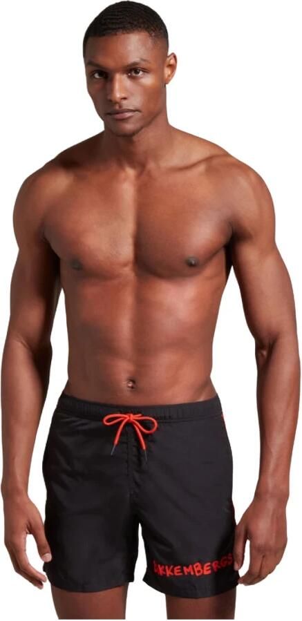 Bikkembergs Heren Zwembroek Medium Boardshort Black Heren - Foto 3