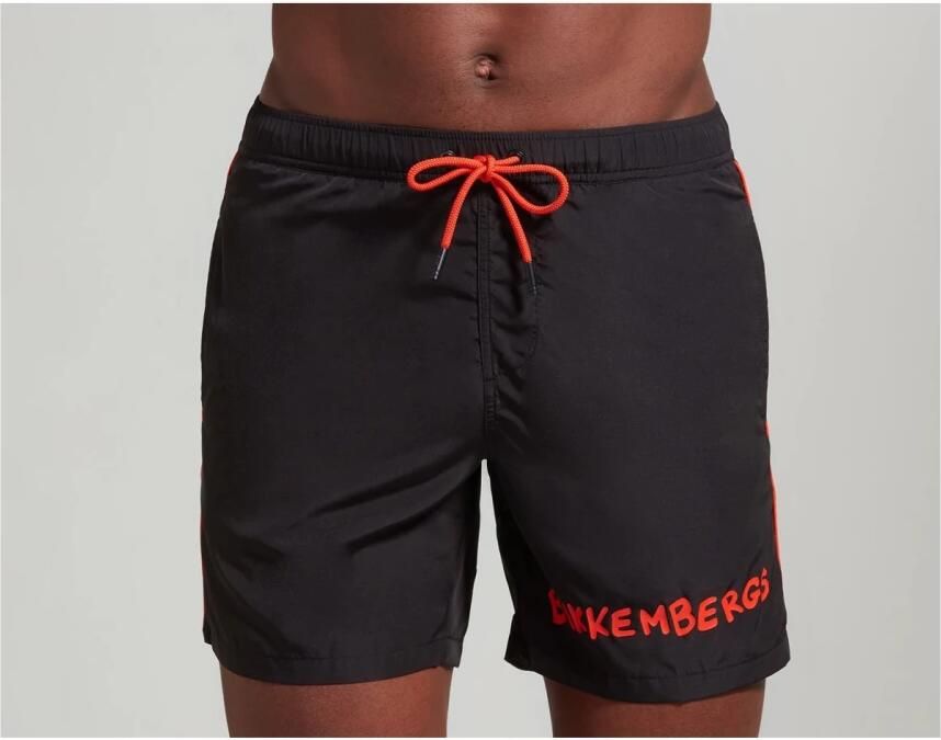Bikkembergs Heren Zwembroek Medium Boardshort Black Heren