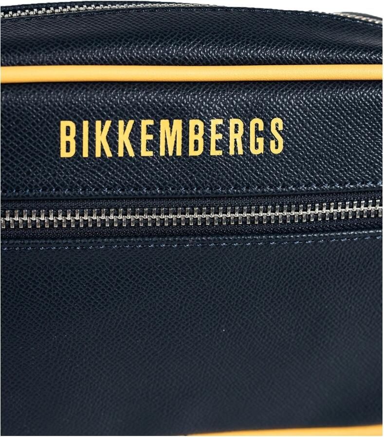 Bikkembergs Nerka Tas met Verstelbare Band en Meerdere Zakken Black Heren