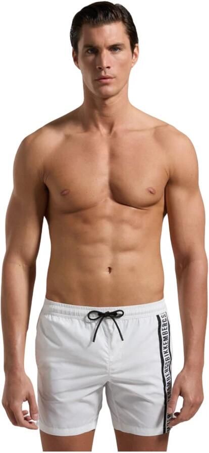 Bikkembergs Heren Boardshorts Stijlvolle Zwemkleding White Heren - Foto 6