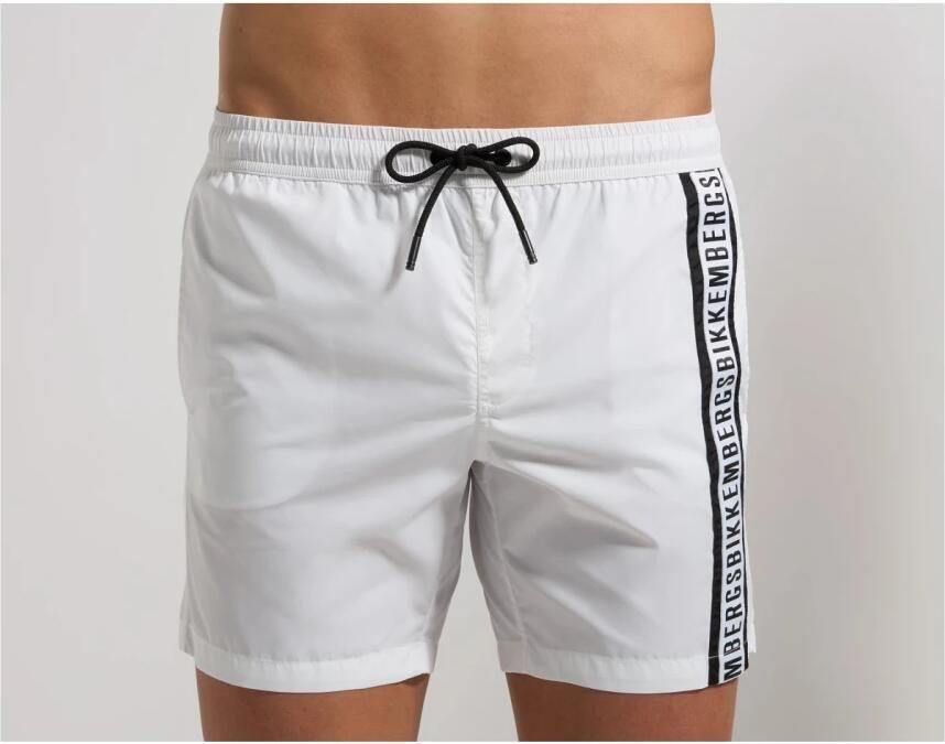 Bikkembergs Heren Boardshorts Stijlvolle Zwemkleding White Heren - Foto 2