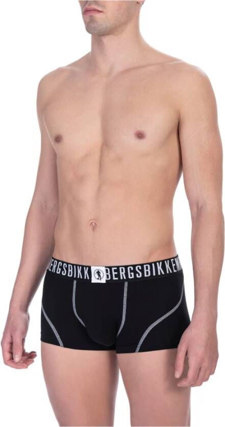 Bikkembergs Mode Boxers Pack-2 Zwarte Kleur Black Heren