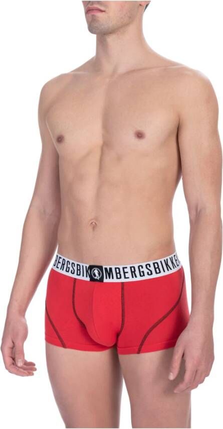 Bikkembergs Boxer met logo Red Heren