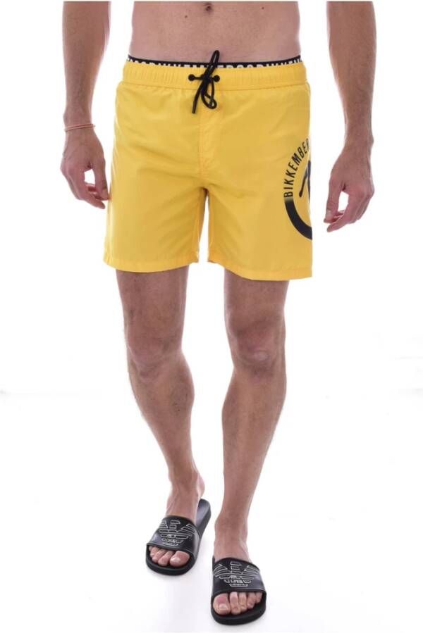 Bikkembergs Casual Shorts Yellow Heren
