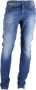 Bikkembergs Donkerblauwe Regular Fit Designer Jeans Blue Heren - Thumbnail 1