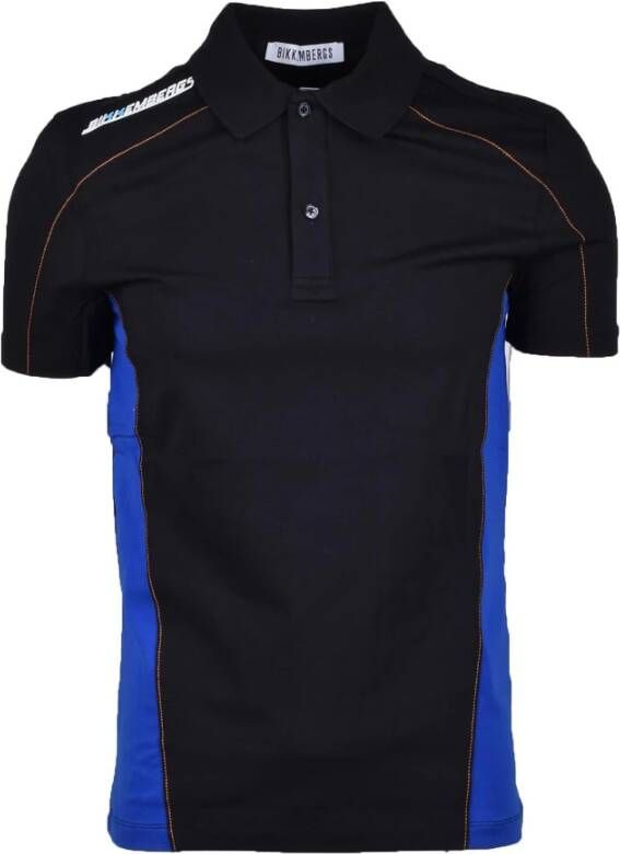 Bikkembergs Polo Shirt Zwart Heren