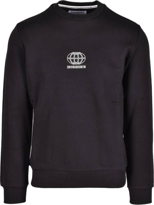 Bikkembergs Round-neck Knitwear Zwart Heren