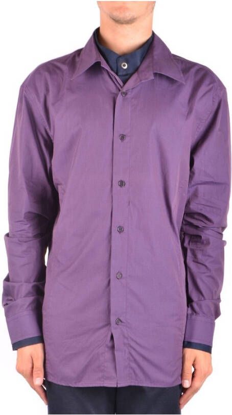 Bikkembergs Overhemd Purple Heren