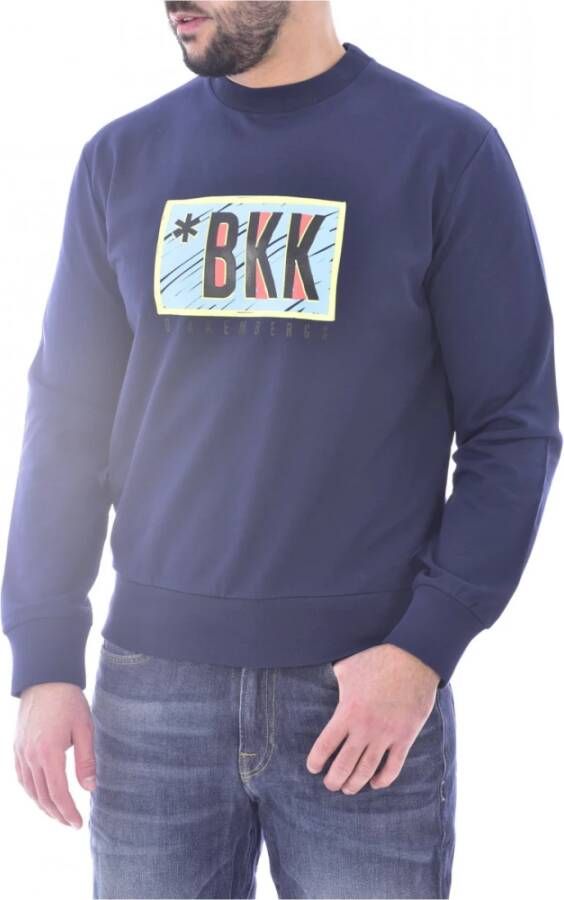 Bikkembergs Sweatshirt Blauw Heren