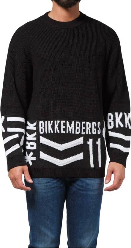 Bikkembergs Sweatshirt Hoodies Zwart Heren