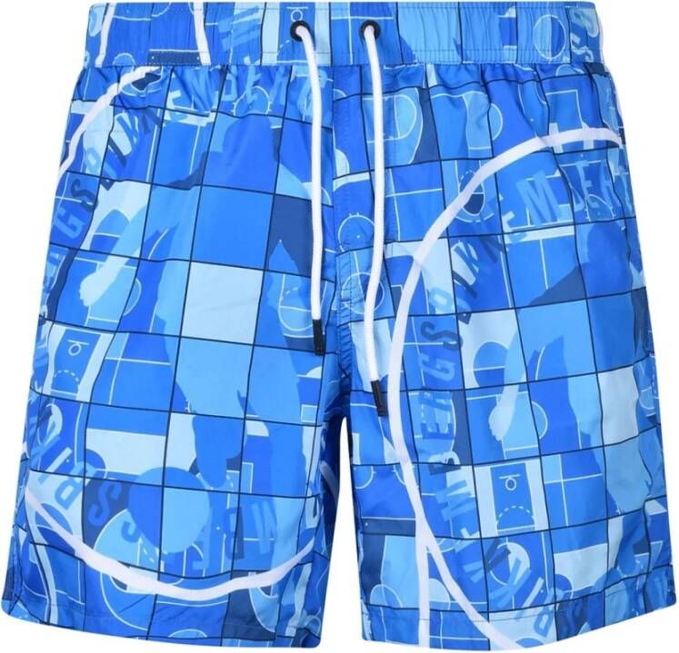 Bikkembergs Swimwear Blauw Heren