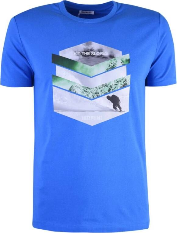 Bikkembergs t-shirt Blauw Heren
