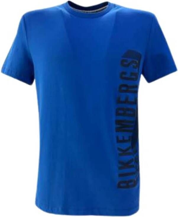 Bikkembergs T-Shirt Blauw Heren