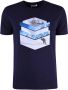 Bikkembergs T-shirt Blauw Heren - Thumbnail 1