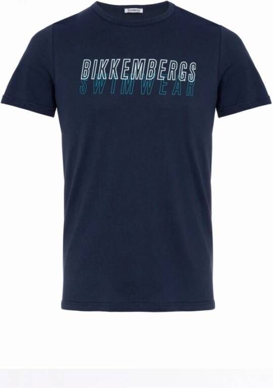 Bikkembergs T-shirt Blauw Heren