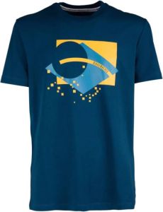 Bikkembergs T-shirt met print Blauw Heren