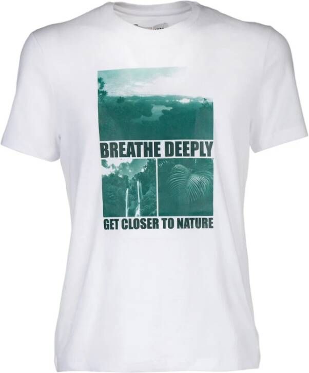 Bikkembergs T-shirt met print White Heren