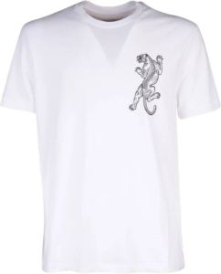 Bikkembergs T-shirt met prints en korte mouwen Wit Heren