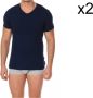 Bikkembergs T-shirt met stretch in set van 2 stuks - Thumbnail 1