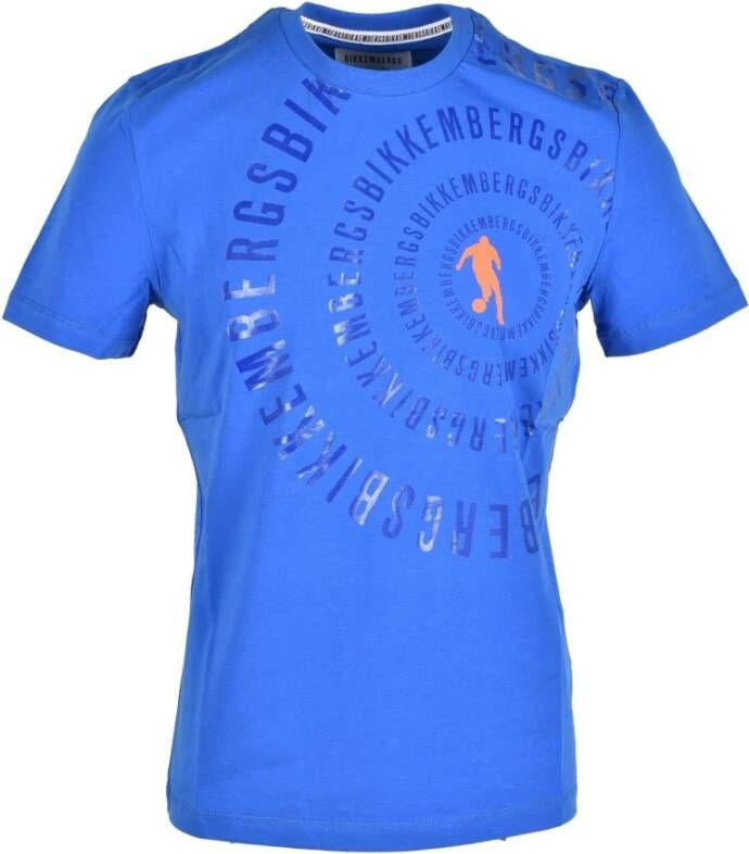 Bikkembergs T-shirts Blauw Heren