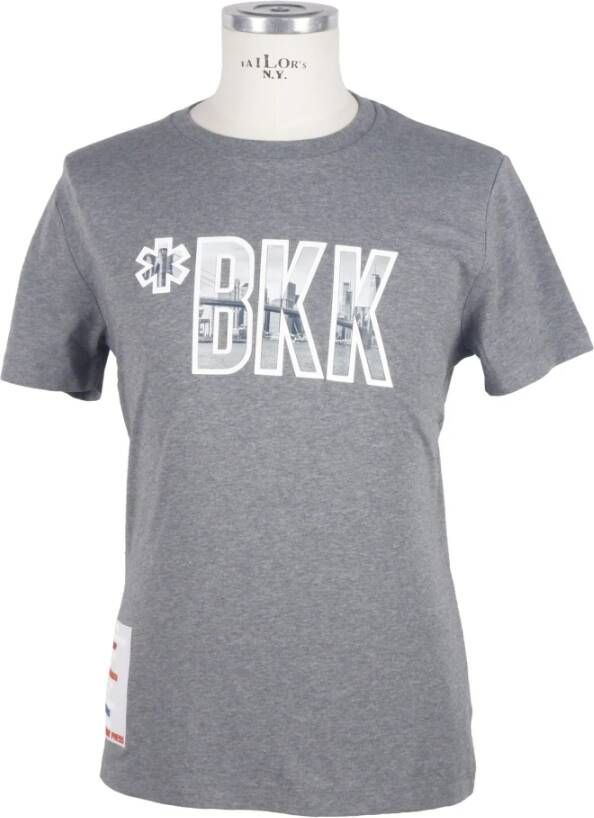 Bikkembergs Stijlvolle T-Shirt Collectie voor Mannen Gray Heren