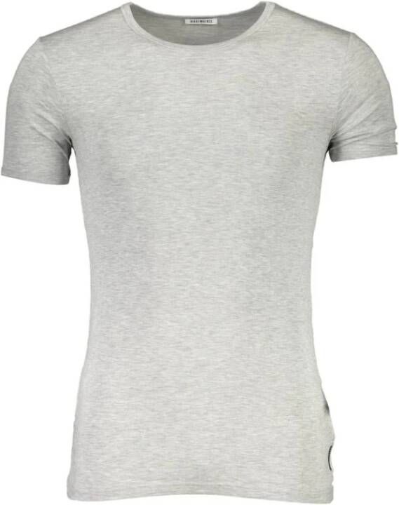 Bikkembergs Slim Fit Katoenen T-shirts Set van 2 Gray Heren