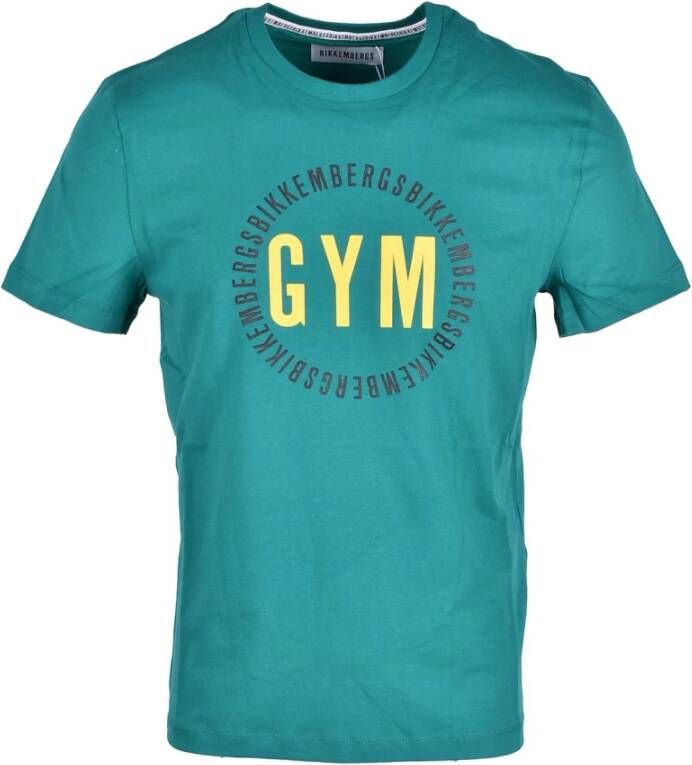 Bikkembergs T-Shirts Groen Heren