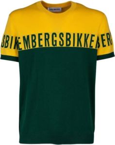 Bikkembergs T-Shirts Groen Heren