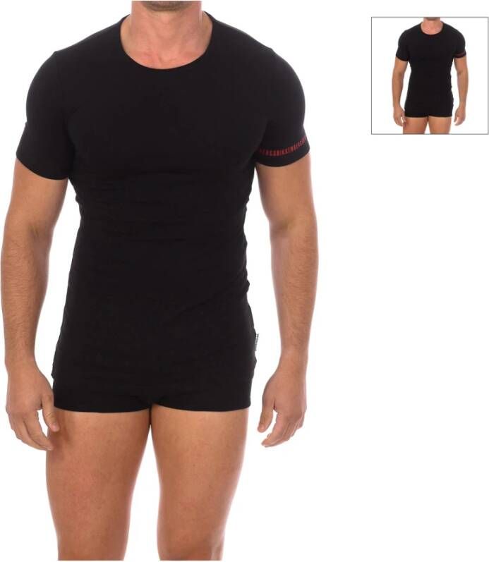 Bikkembergs T-shirt Korte Mouw BKK1UTS05BI-BLACK