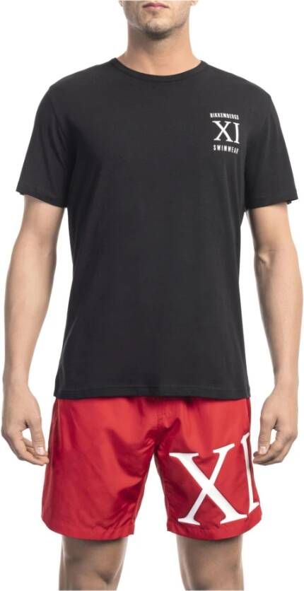 Bikkembergs Casual Heren T-shirt met Gedrukte Print Blue Heren - Foto 3