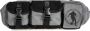 Bikkembergs Compacte Tas met Verstelbare Band en Meerdere Zakken Zwart Heren - Thumbnail 3