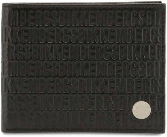 Bikkembergs Wallet- E4Bpme553043 Zwart Heren