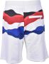 Bikkembergs Witte Bermuda Shorts voor Heren White Heren - Thumbnail 1