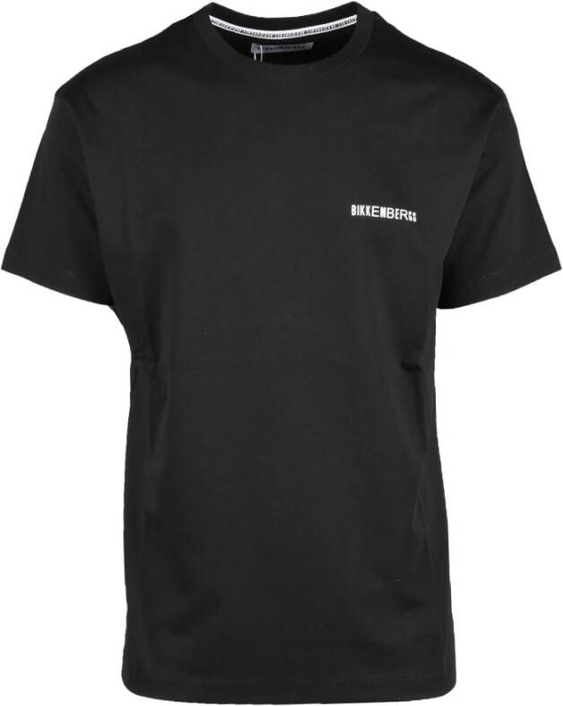 Bikkembergs Zwarte T-shirt voor heren Zwart Heren