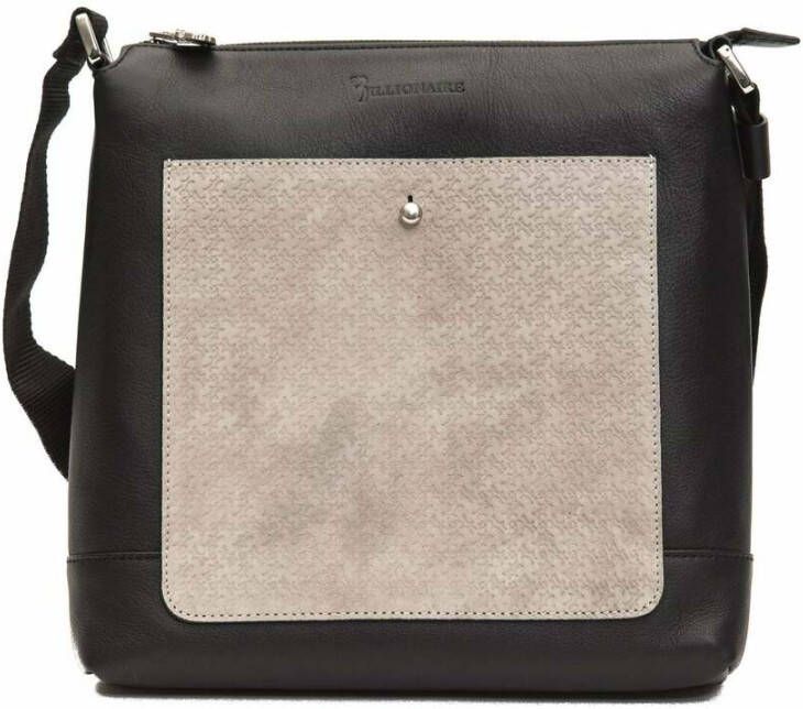 Billionaire Black Leather Shoulder Bag Meerkleurig Heren