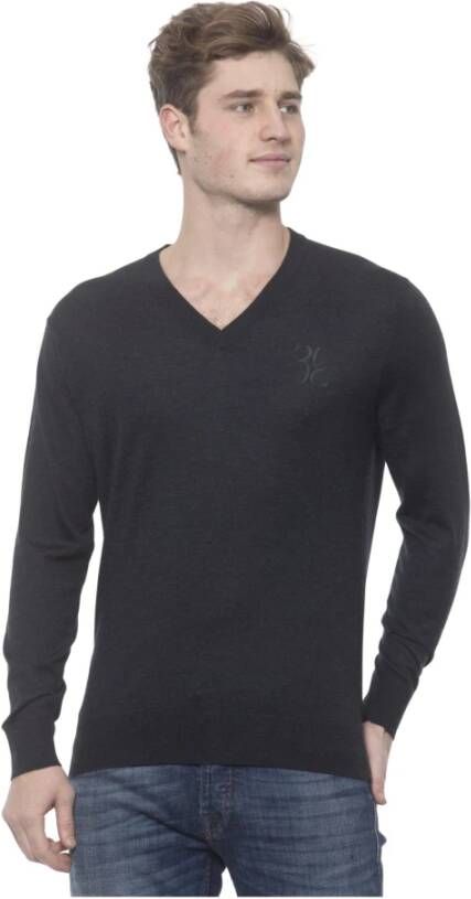 Billionaire V-hals gebreide kleding Grijs Heren