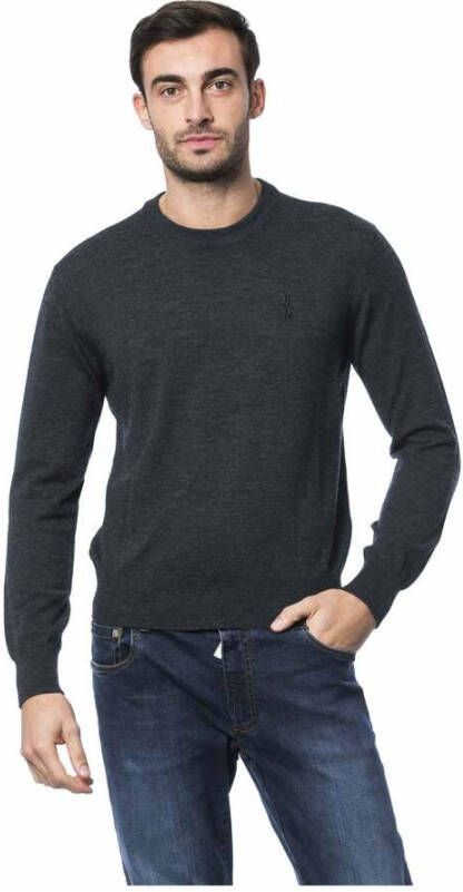 Billionaire Italian Couture Merino Wool Sweater Grijs Heren