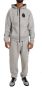 Billionaire Gray Cotton Sweater Pants Tracksuit Grijs Heren - Thumbnail 1